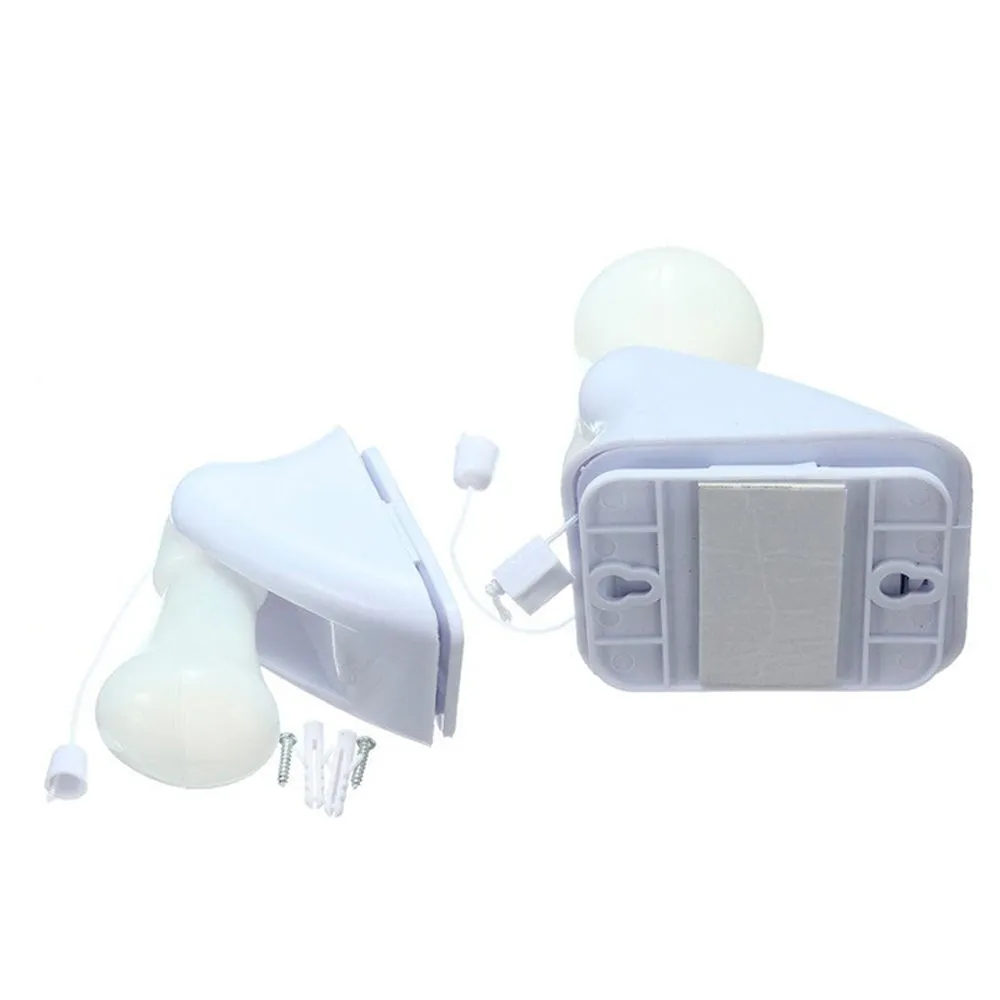 4 Pack LED Pull String Bright Lights Battery Operated Lamp Stick On Nightlights