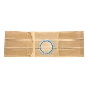 5" Beige, Regular Elastic, Flat Panel Belt, Extra Large, 2-1/4" Center Opening