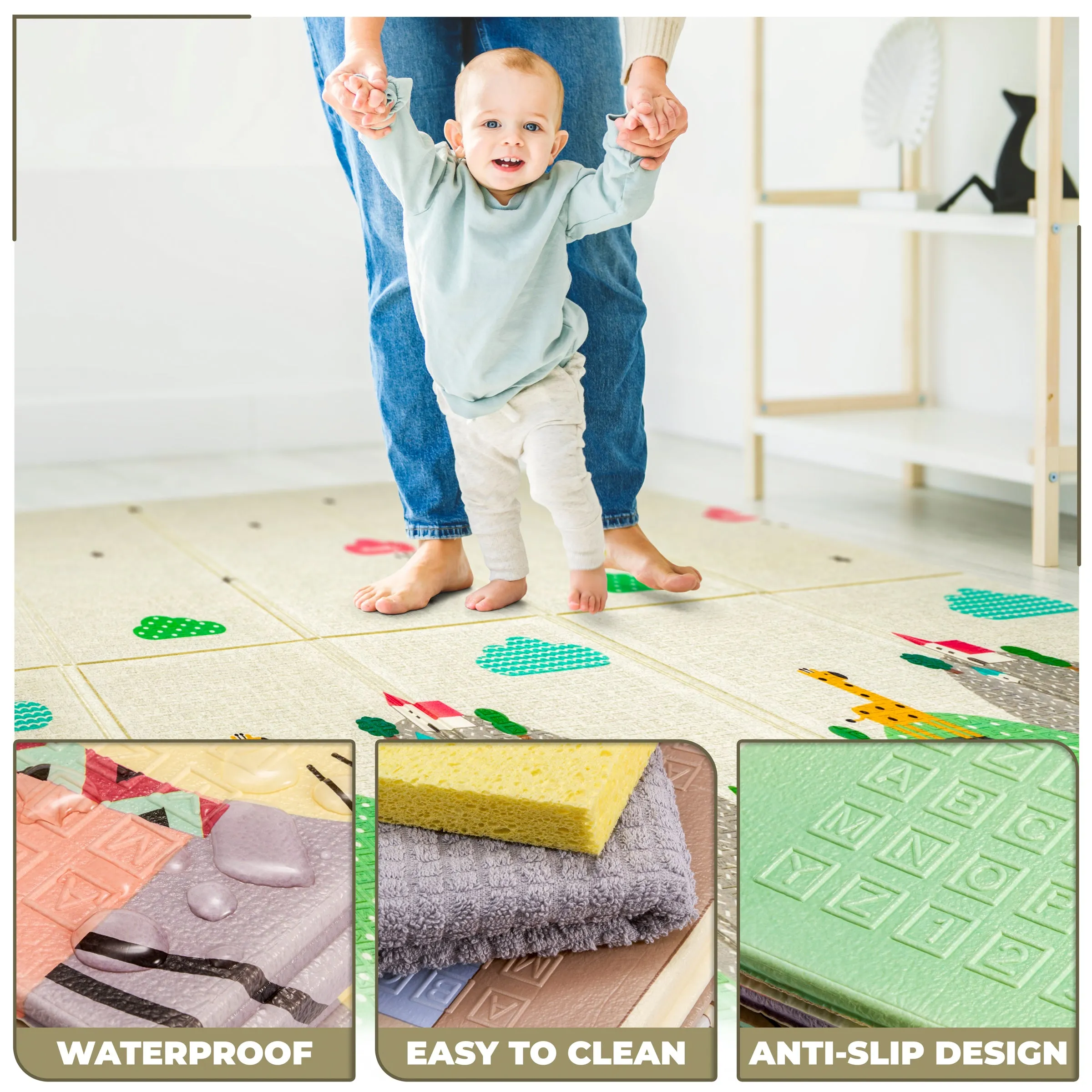 78" Mountain Mates Kids Foam Mats
