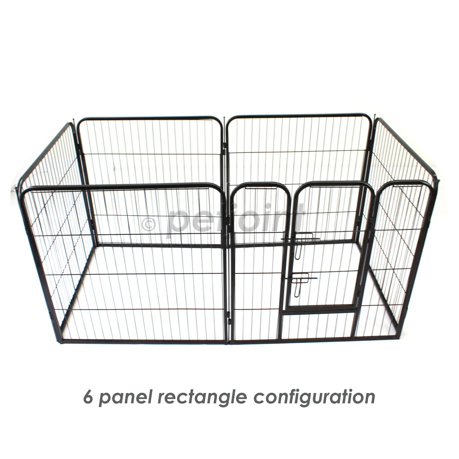 8 Panel Small Pet Play Pen Enclosure Cage Fence Puppy Dog Rabbit Pig