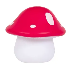 A Little Lovely Company Little Light Mushroom Red