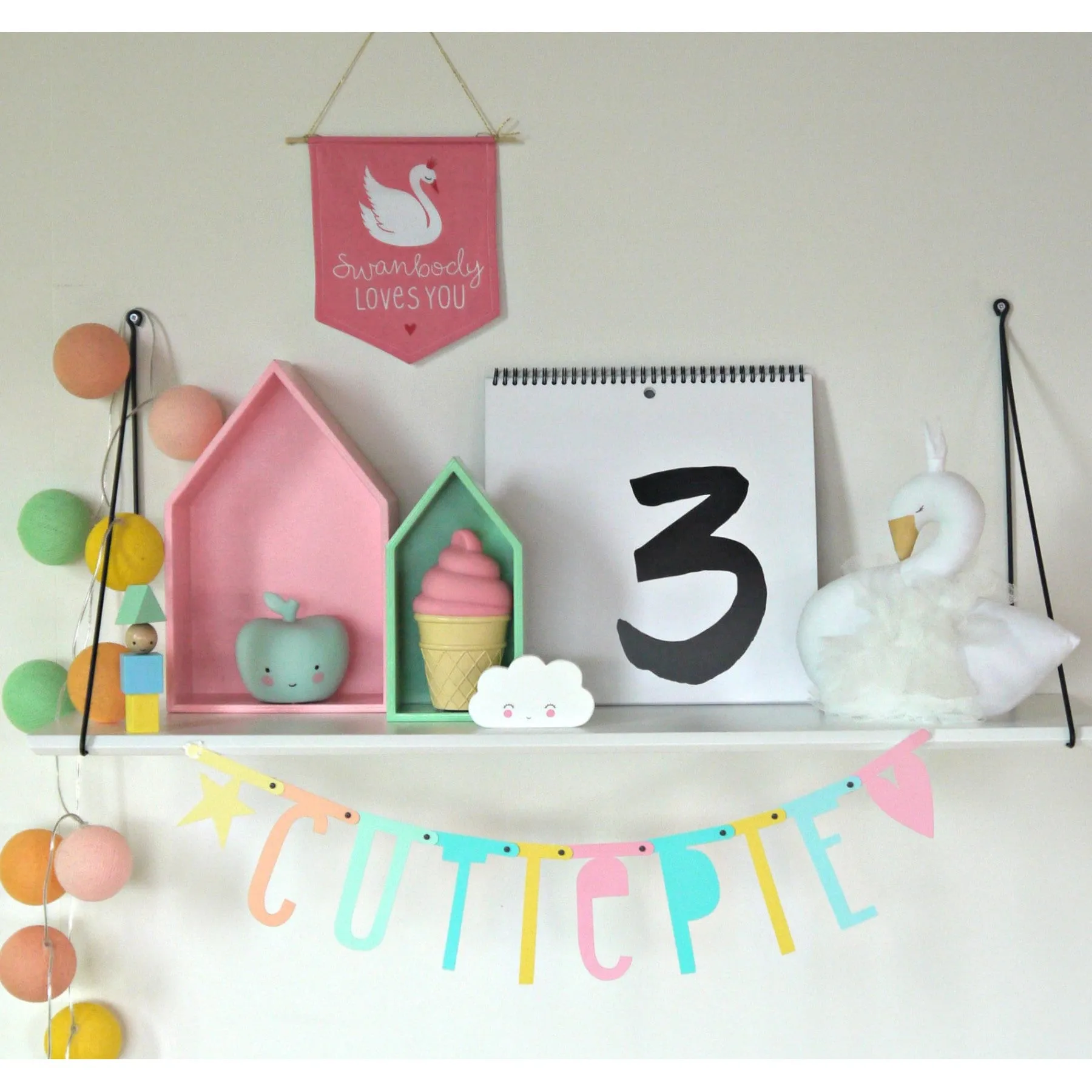 A Little Lovely Company Mini Apple Light Mint