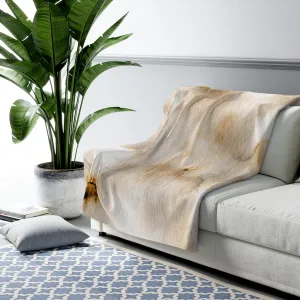 Abstract Comfy Blanket | Burnt Orange