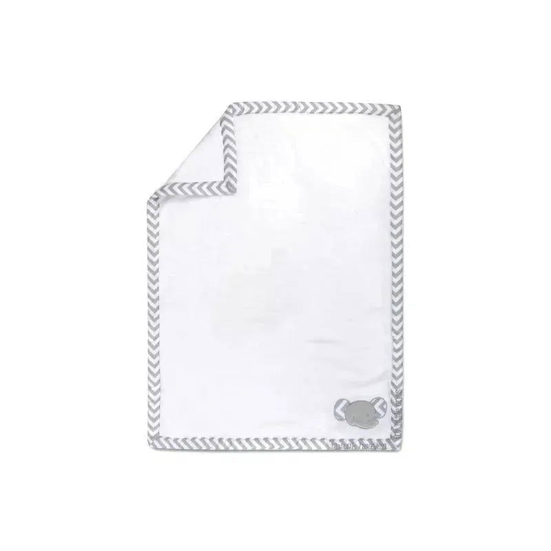 A.D. Sutton - Baby Blankets Elephant, Grey/White