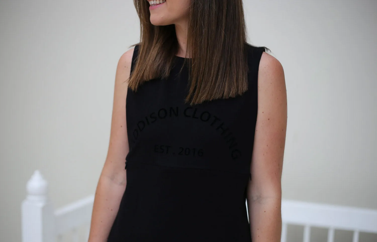 Addison Heritage Breastfeeding Dress - Black