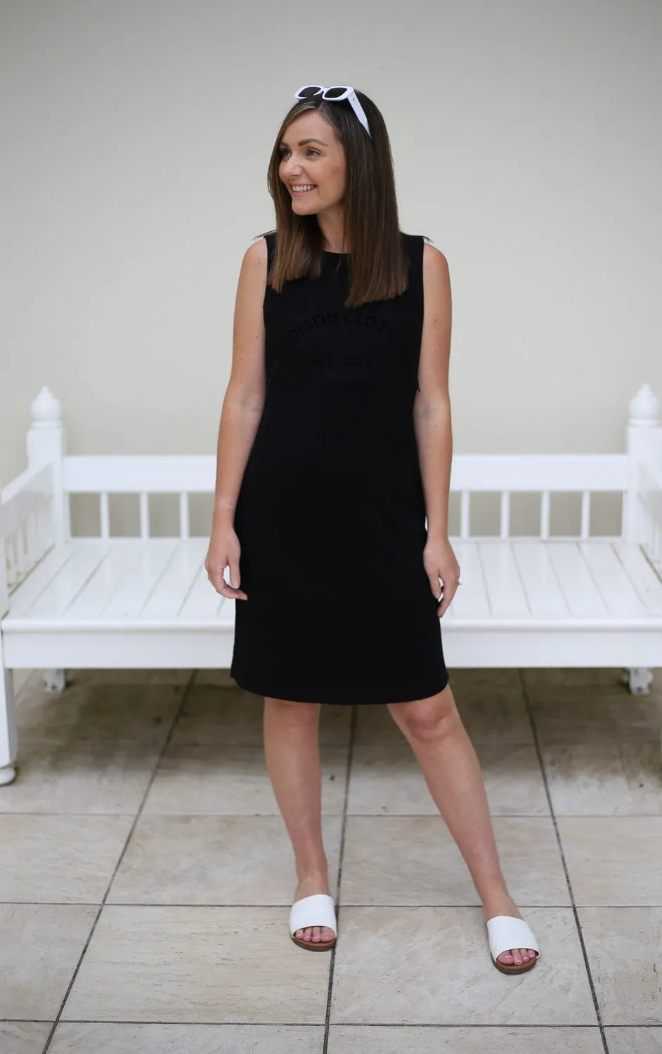 Addison Heritage Breastfeeding Dress - Black