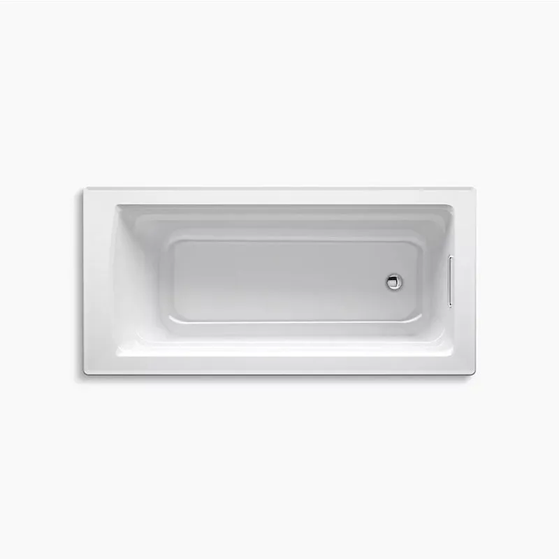 Archer 66" Acrylic Drop-In Bathtub in White