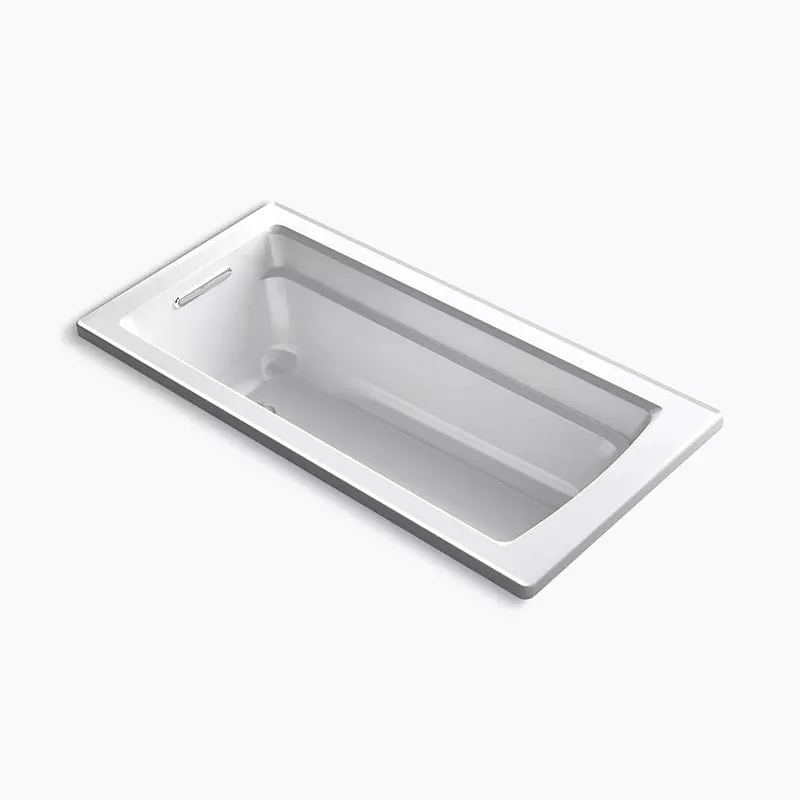 Archer 66" Acrylic Drop-In Bathtub in White