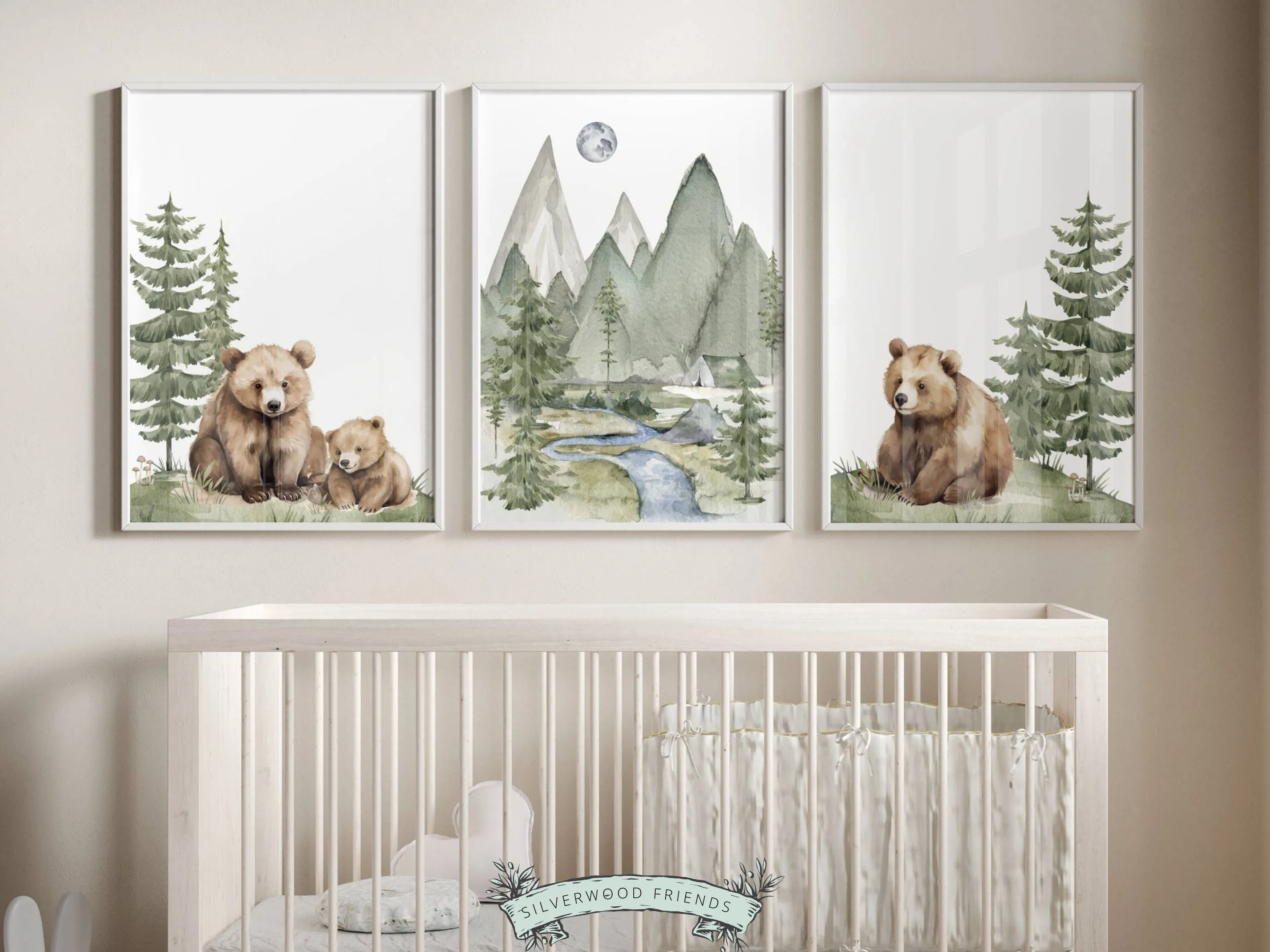 Baby Bear Nursery Prints