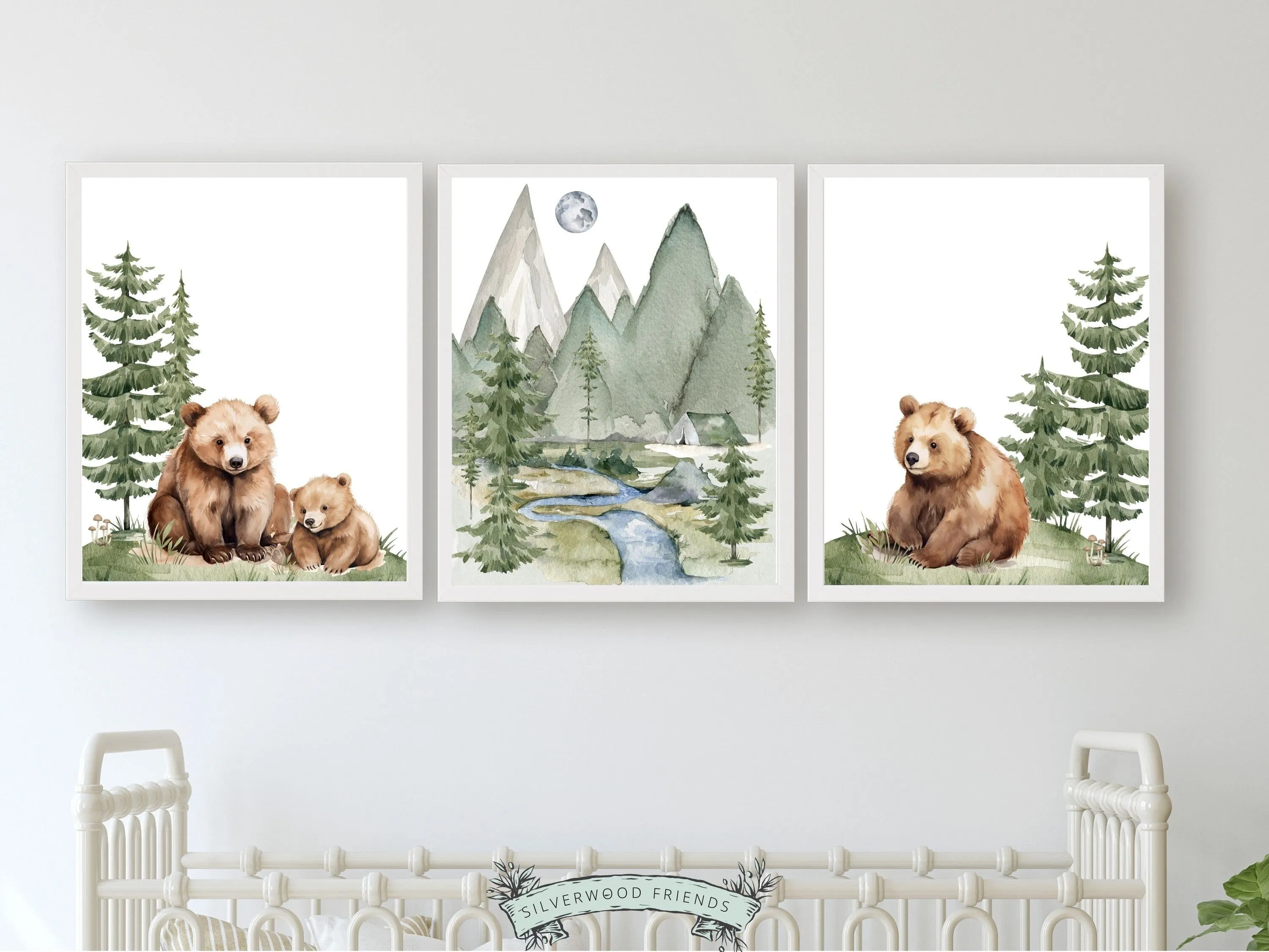 Baby Bear Nursery Prints