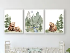 Baby Bear Nursery Prints