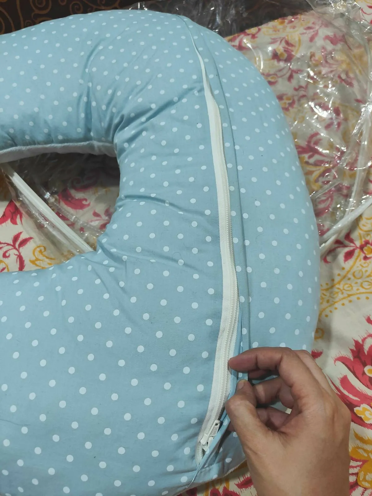 Baby Bed | Feeding Pillow | Baby Mattress |Baby Nest - Set Of 4