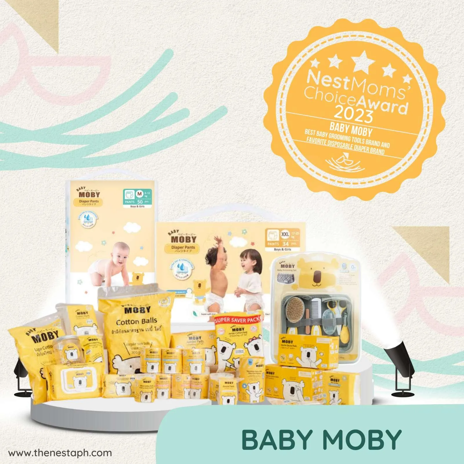 Baby Moby Tape Diapers - New Born (0-5kgs)