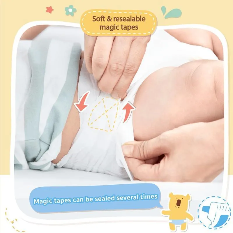 Baby Moby Tape Diapers - New Born (0-5kgs)