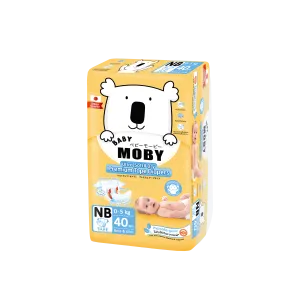 Baby Moby Tape Diapers - New Born (0-5kgs)