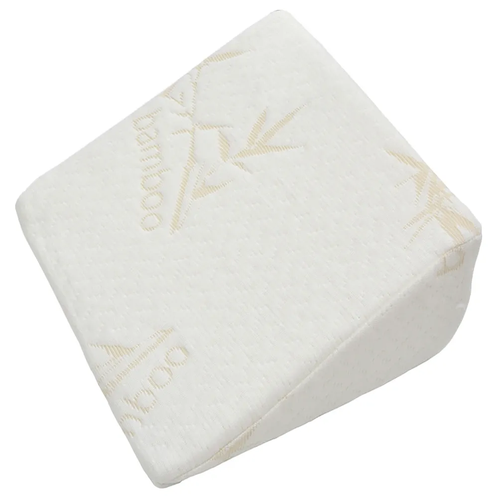 Baby Works Pregnancy Wedge With Bamboo Cover (White)