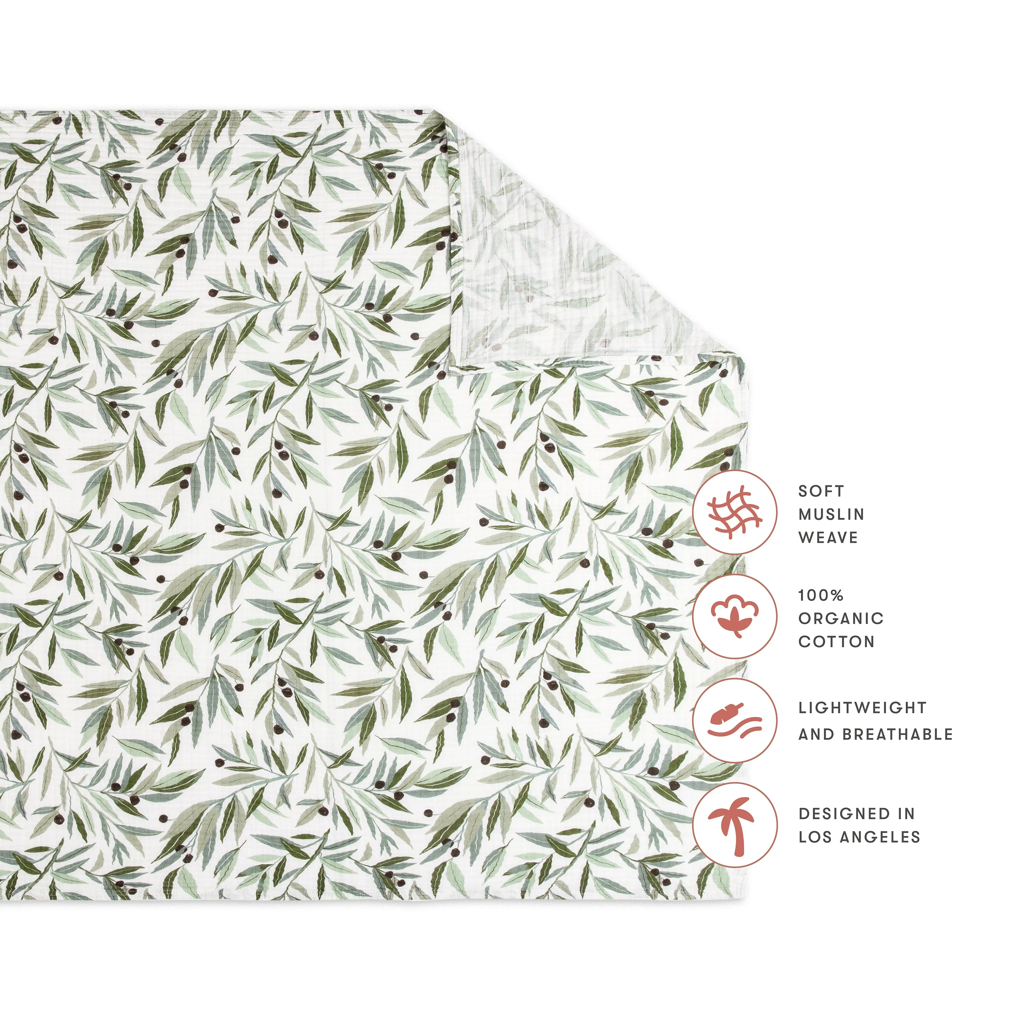 Babyletto Swaddle in GOTS Certified Organic Muslin Cotton