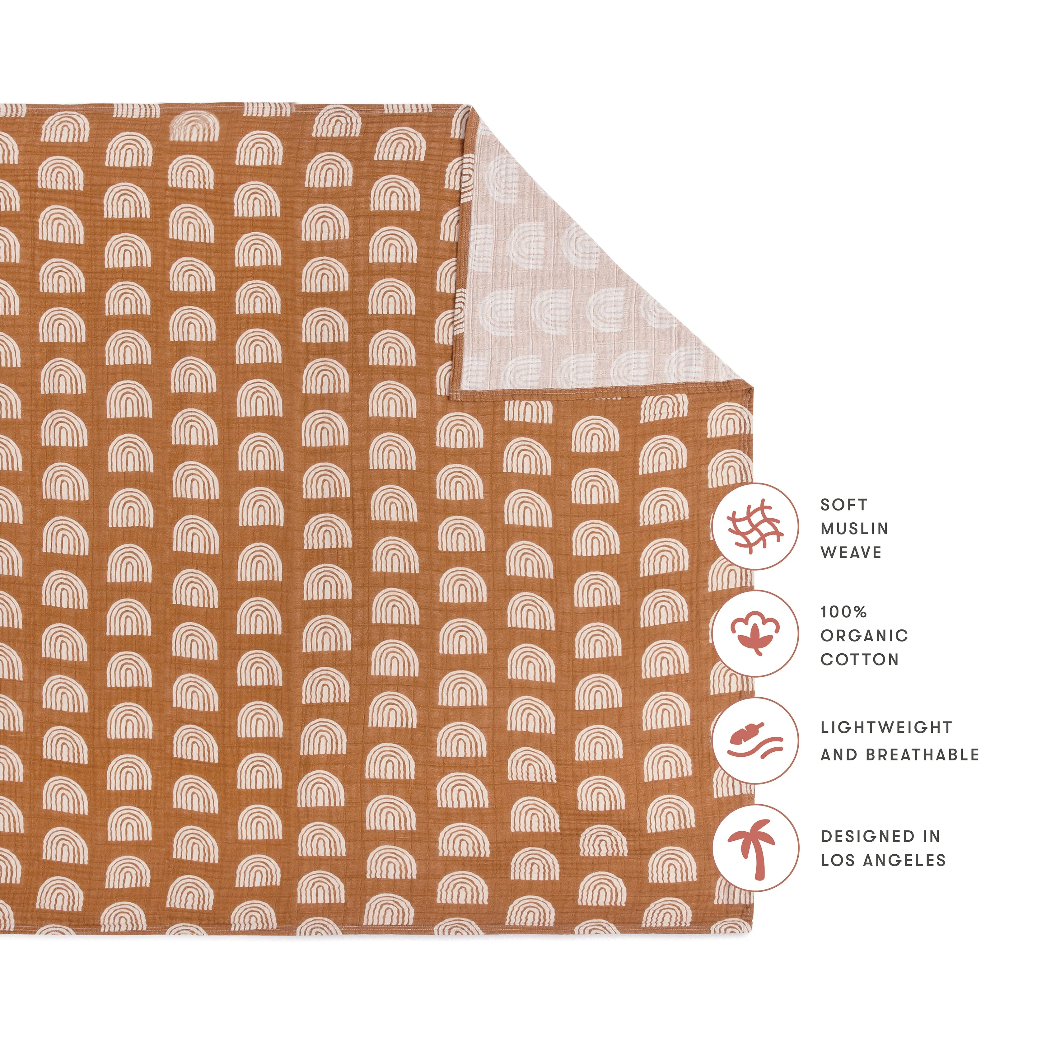 Babyletto Swaddle in GOTS Certified Organic Muslin Cotton