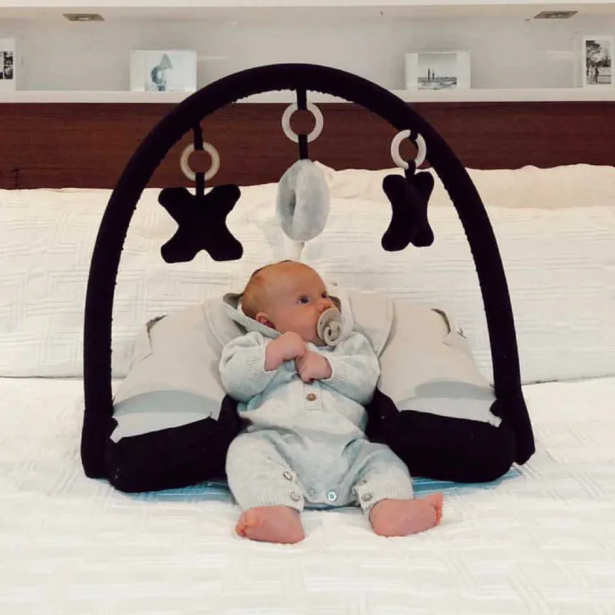 Babystudio Breast Feeding Pillow with toybar