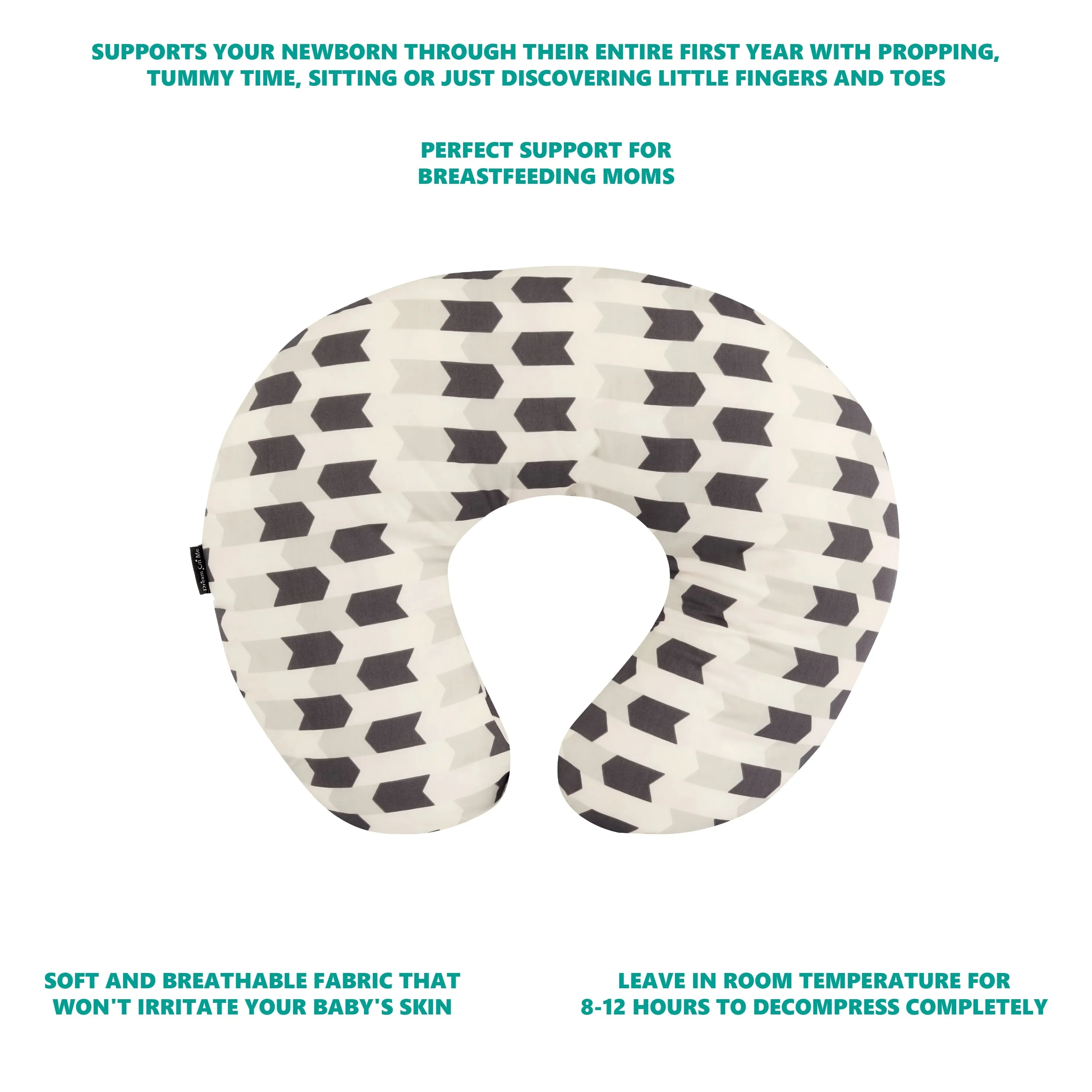 Beeboo Nursing Pillow and Positioner in Fawn Brown