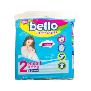 Bello Baby Diaper Small 2 - 82Pcs