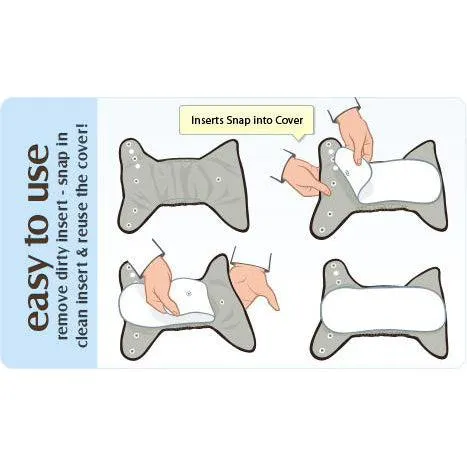Best Bottom Hemp-Organic Cotton Insert - Single