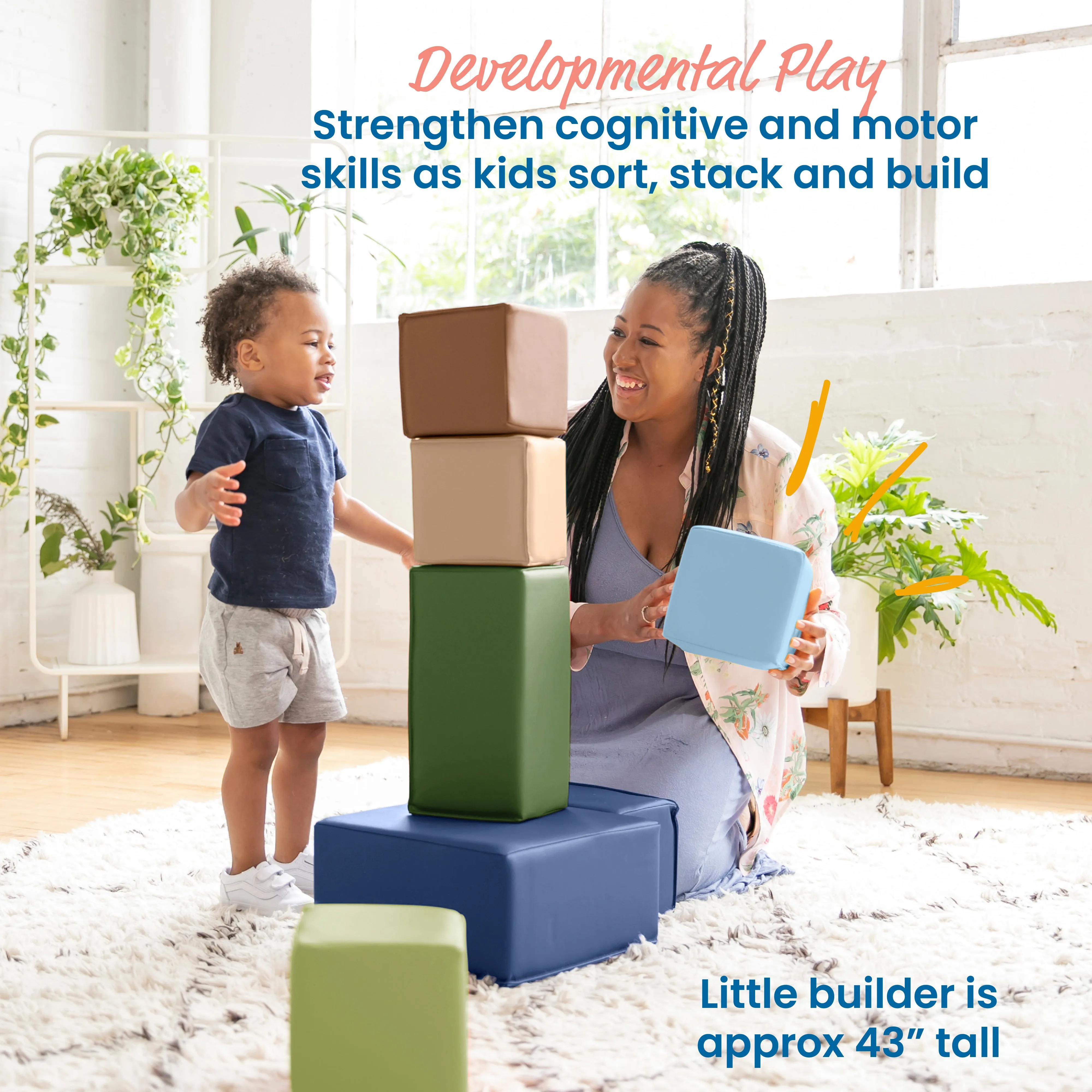 Big Foam Block Playset, 7-Piece