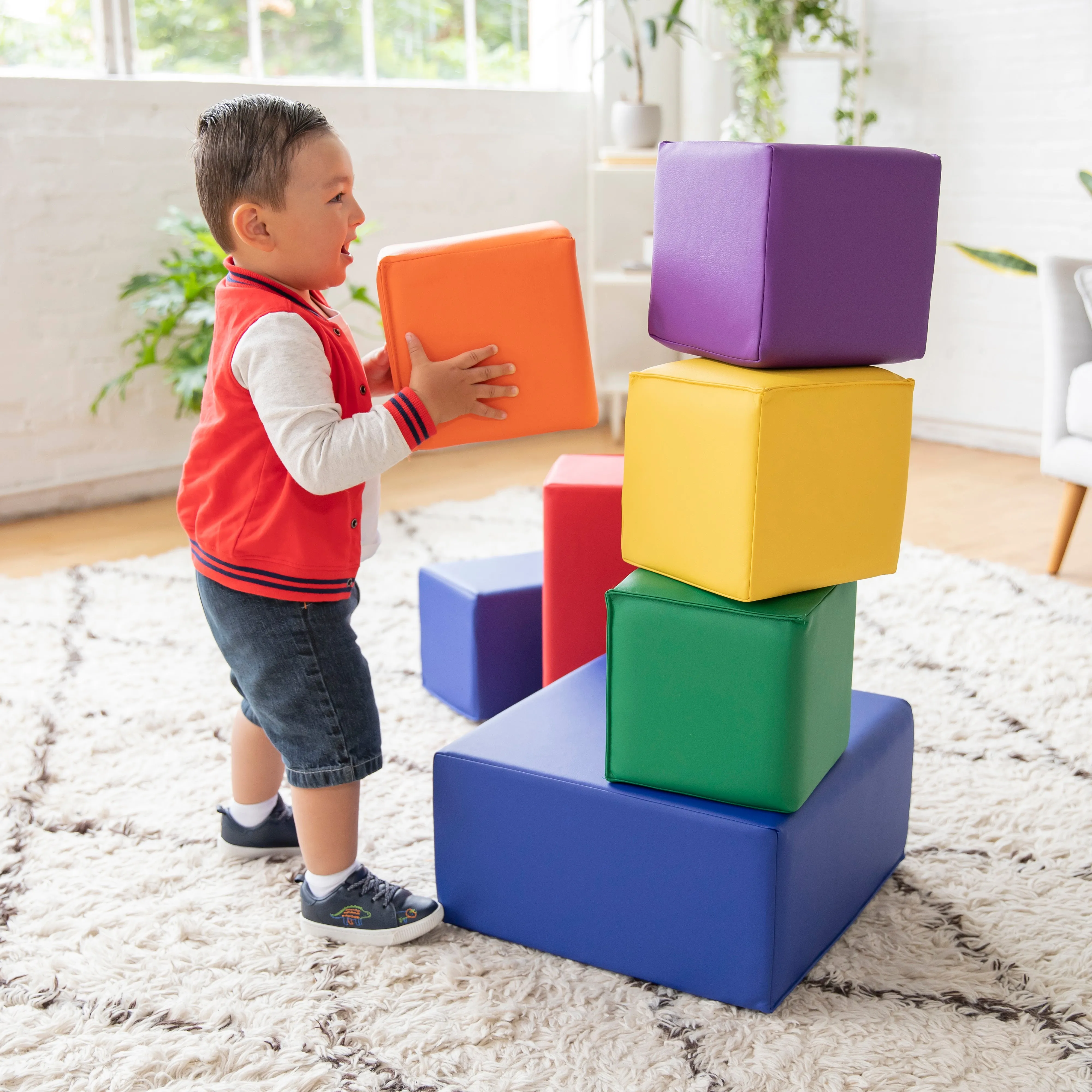 Big Foam Block Playset, 7-Piece