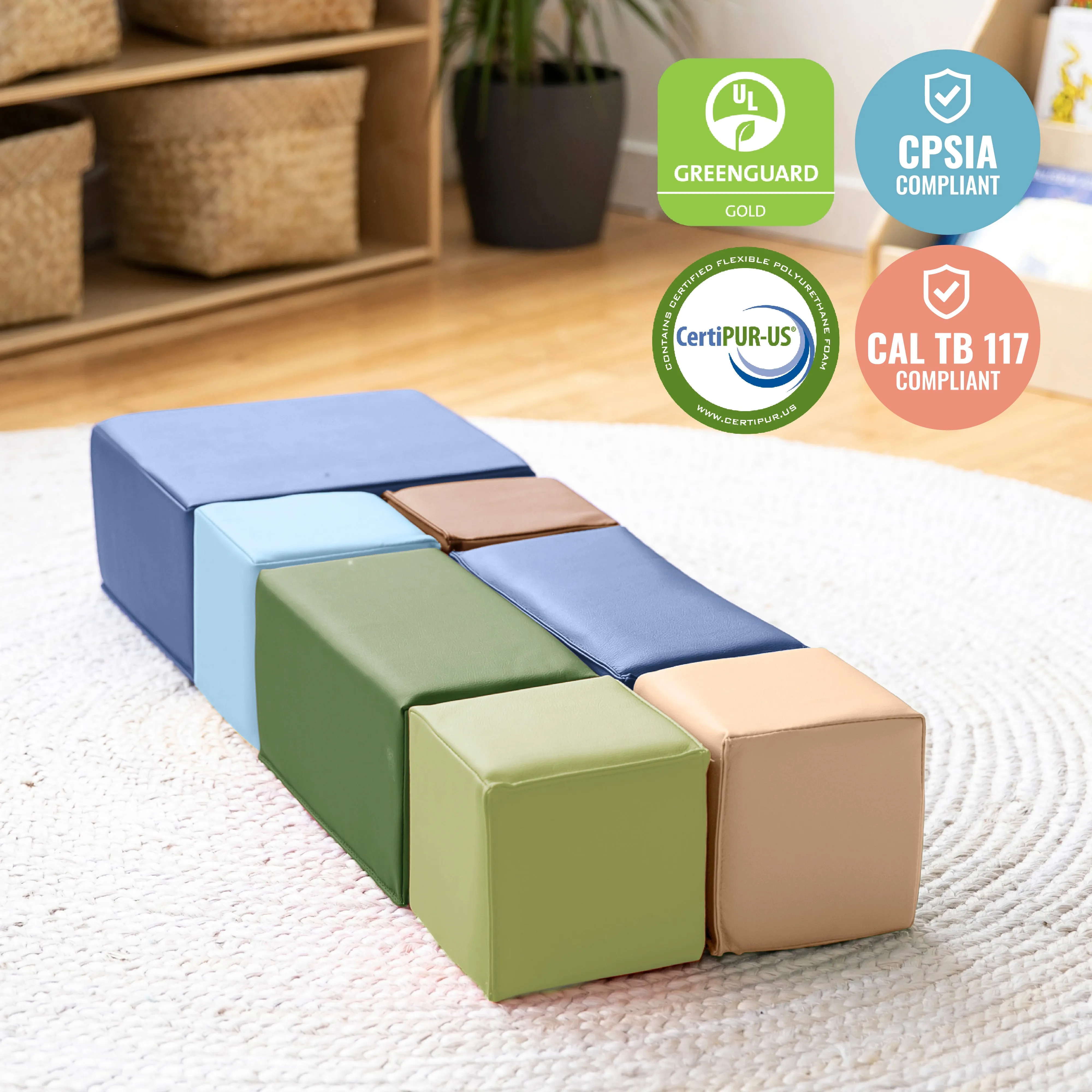 Big Foam Block Playset, 7-Piece