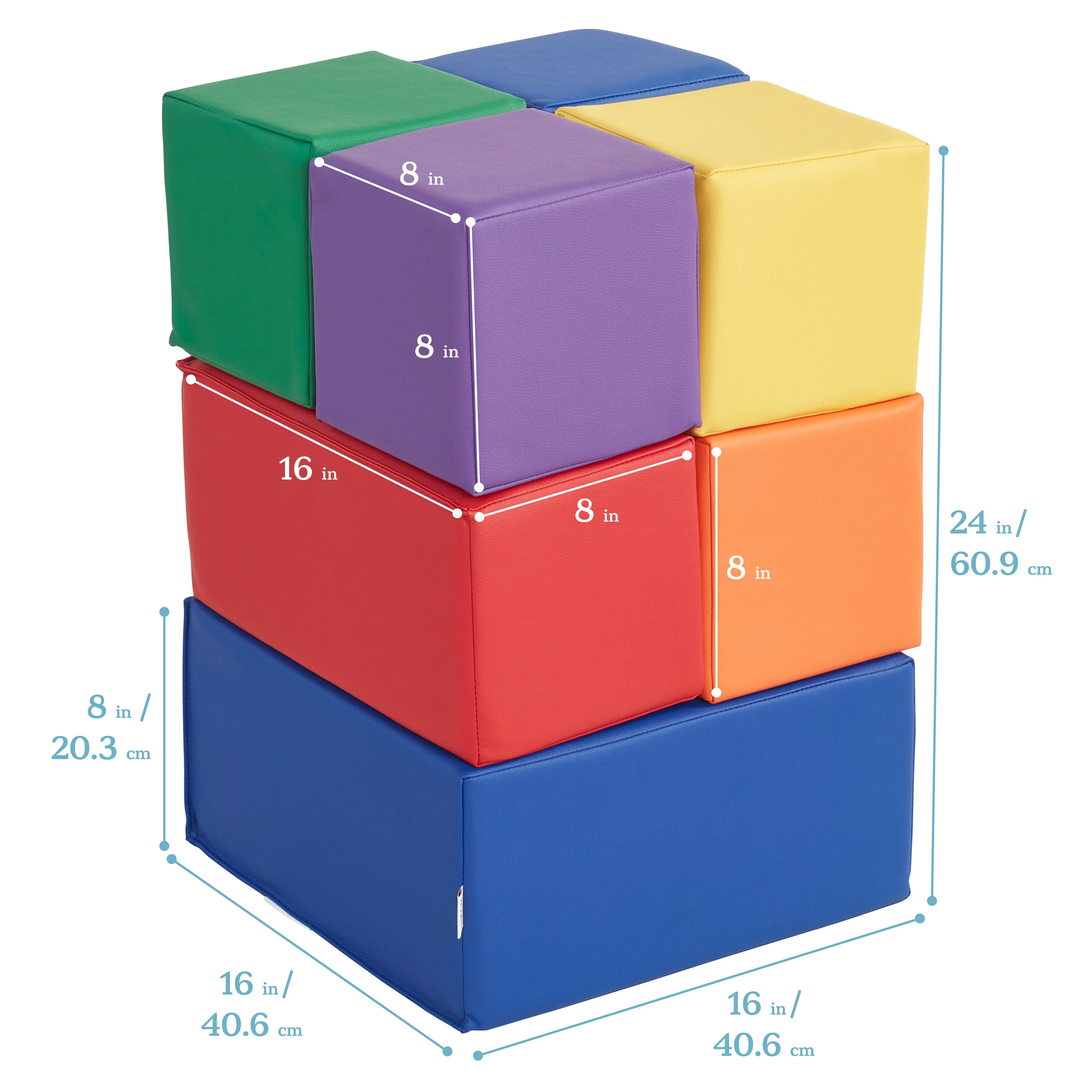 Big Foam Block Playset, 7-Piece