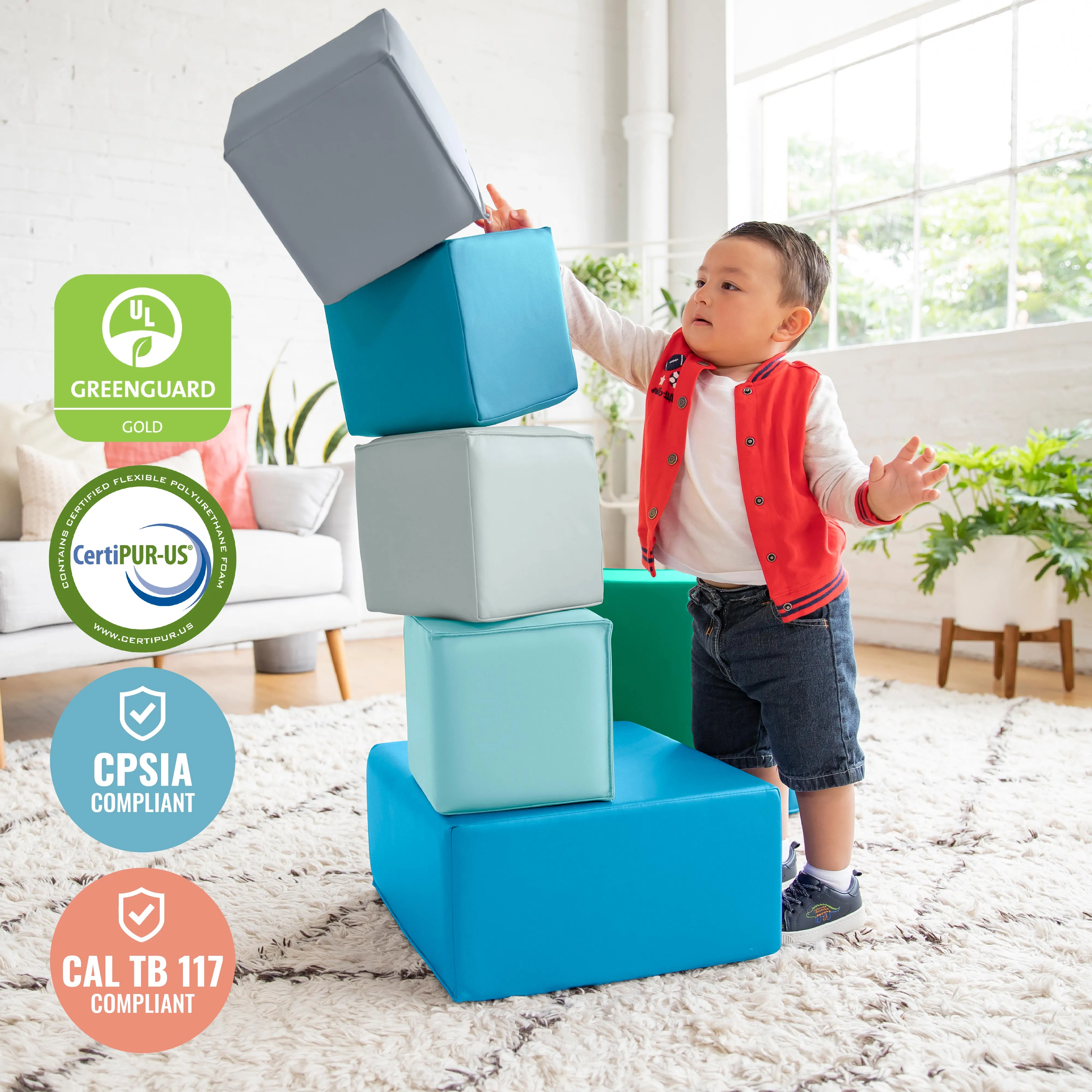Big Foam Block Playset, 7-Piece