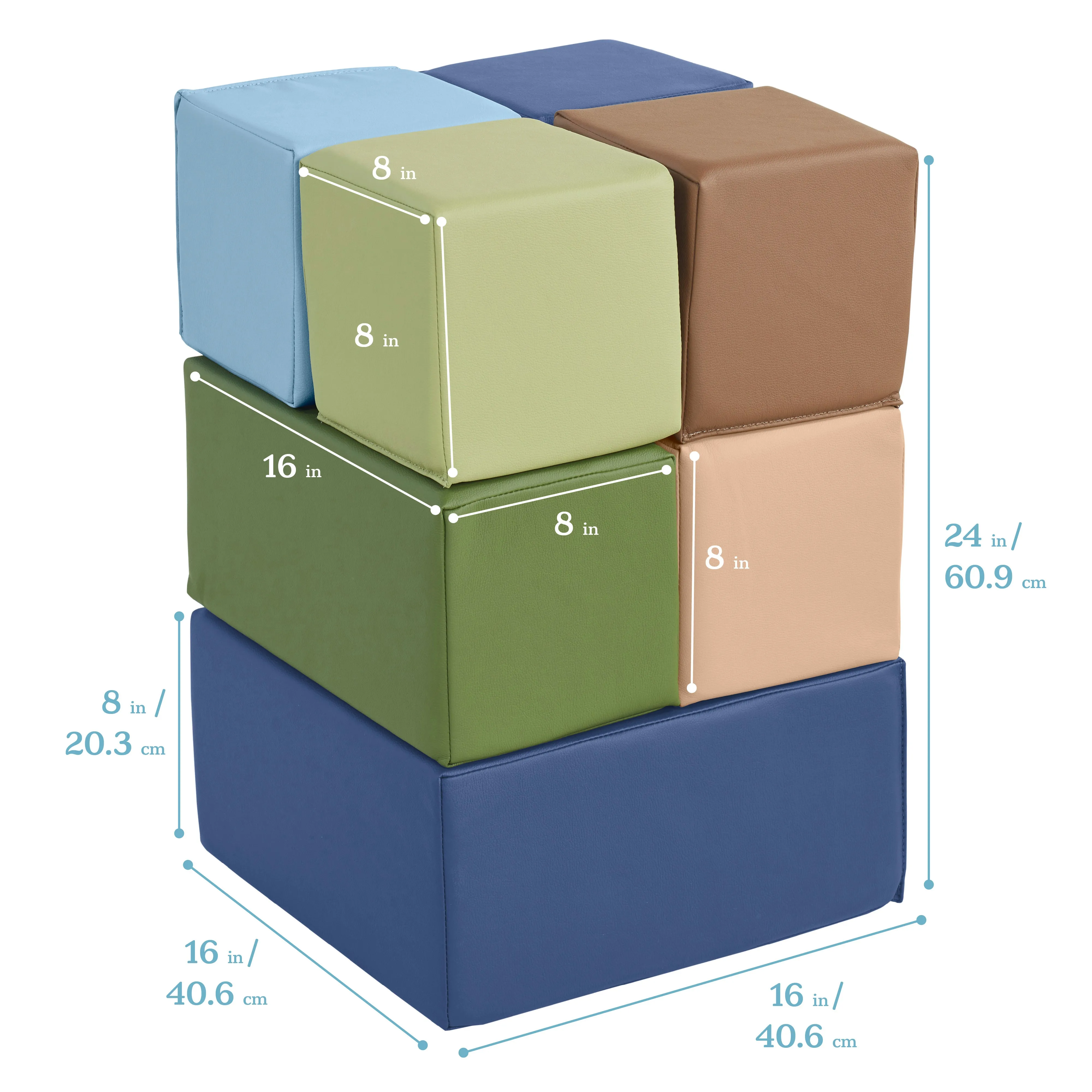 Big Foam Block Playset, 7-Piece
