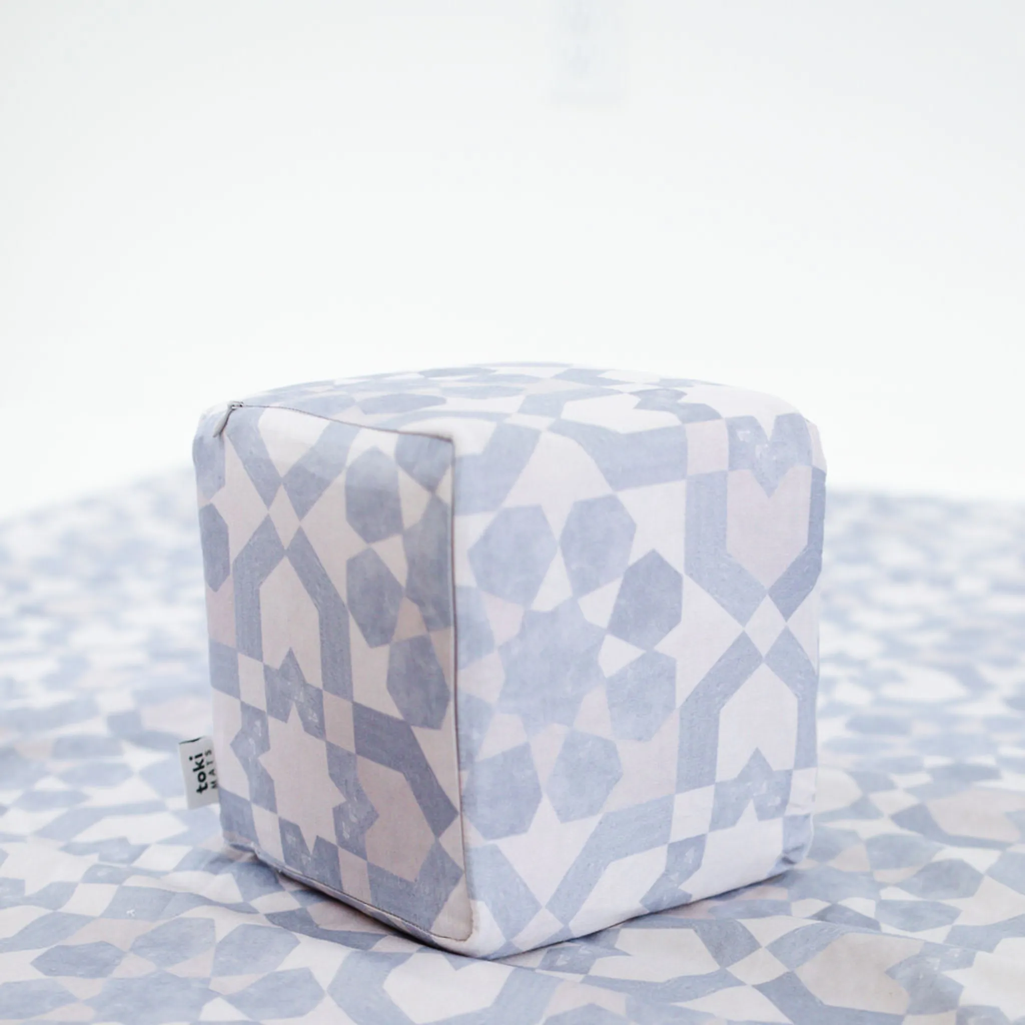 Blue Tile Play Cube