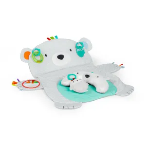 Bright Starts Tummy Time Prop & Play Baby Activity Mat, Polar Bear