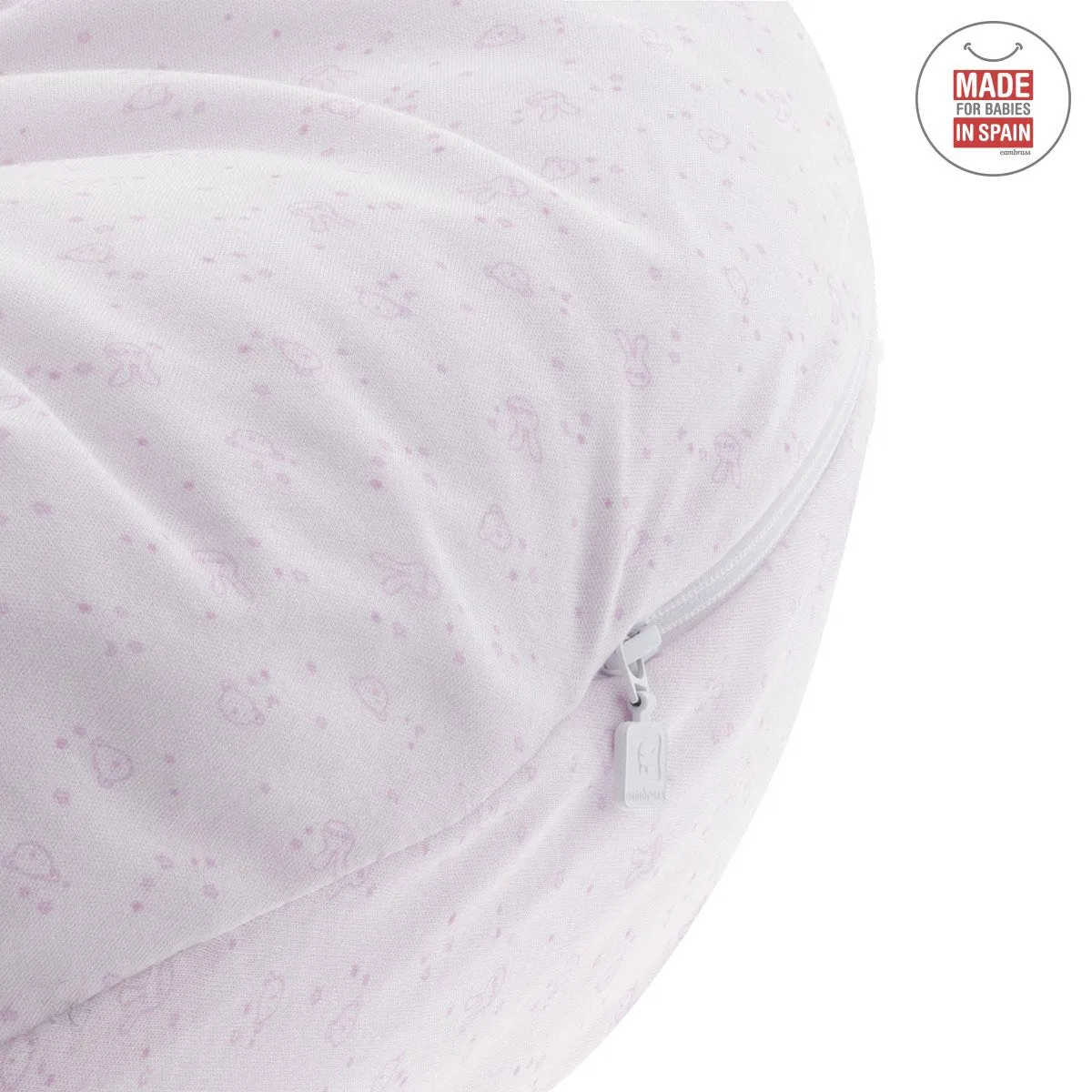 Cambrass Nursing Pillow Moon 613,1 E Pink 80x185x16cm