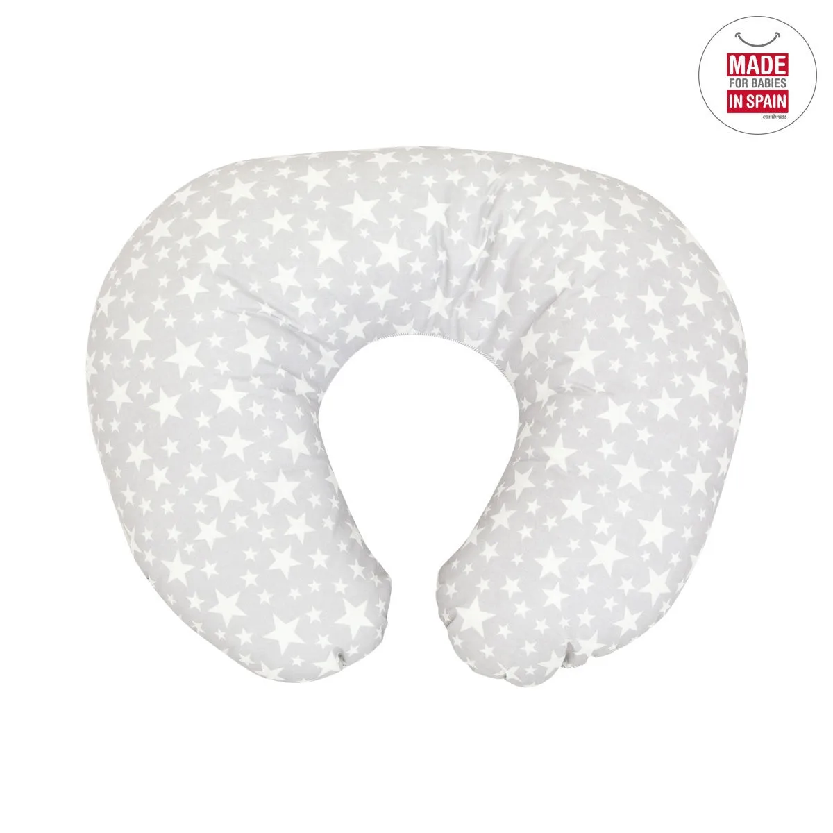 Cambrass Small Nursing Pillow Star Grey