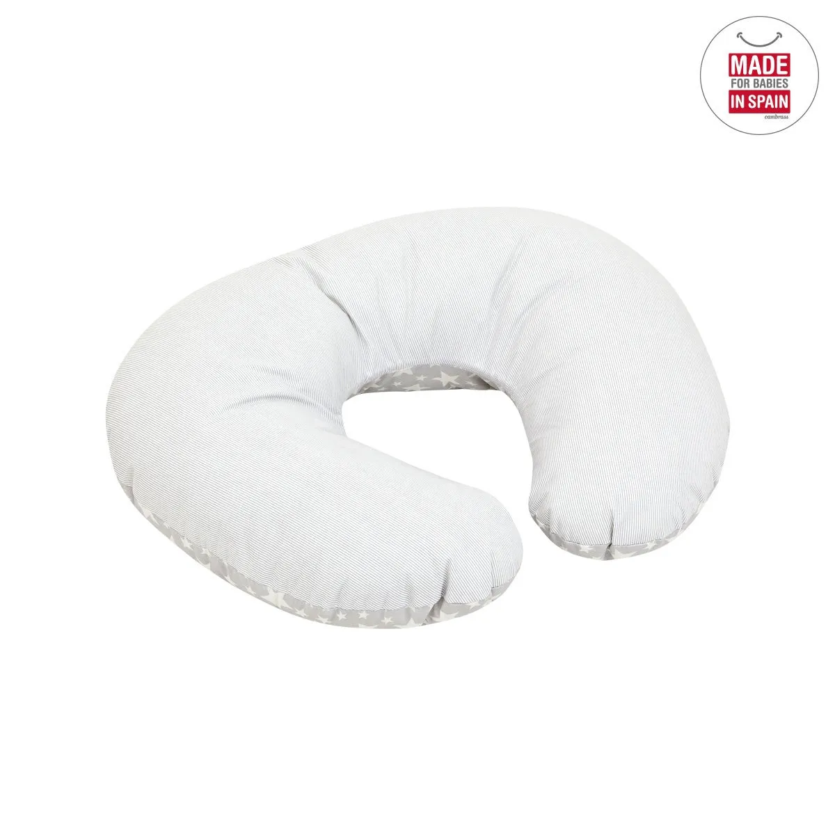 Cambrass Small Nursing Pillow Star Grey