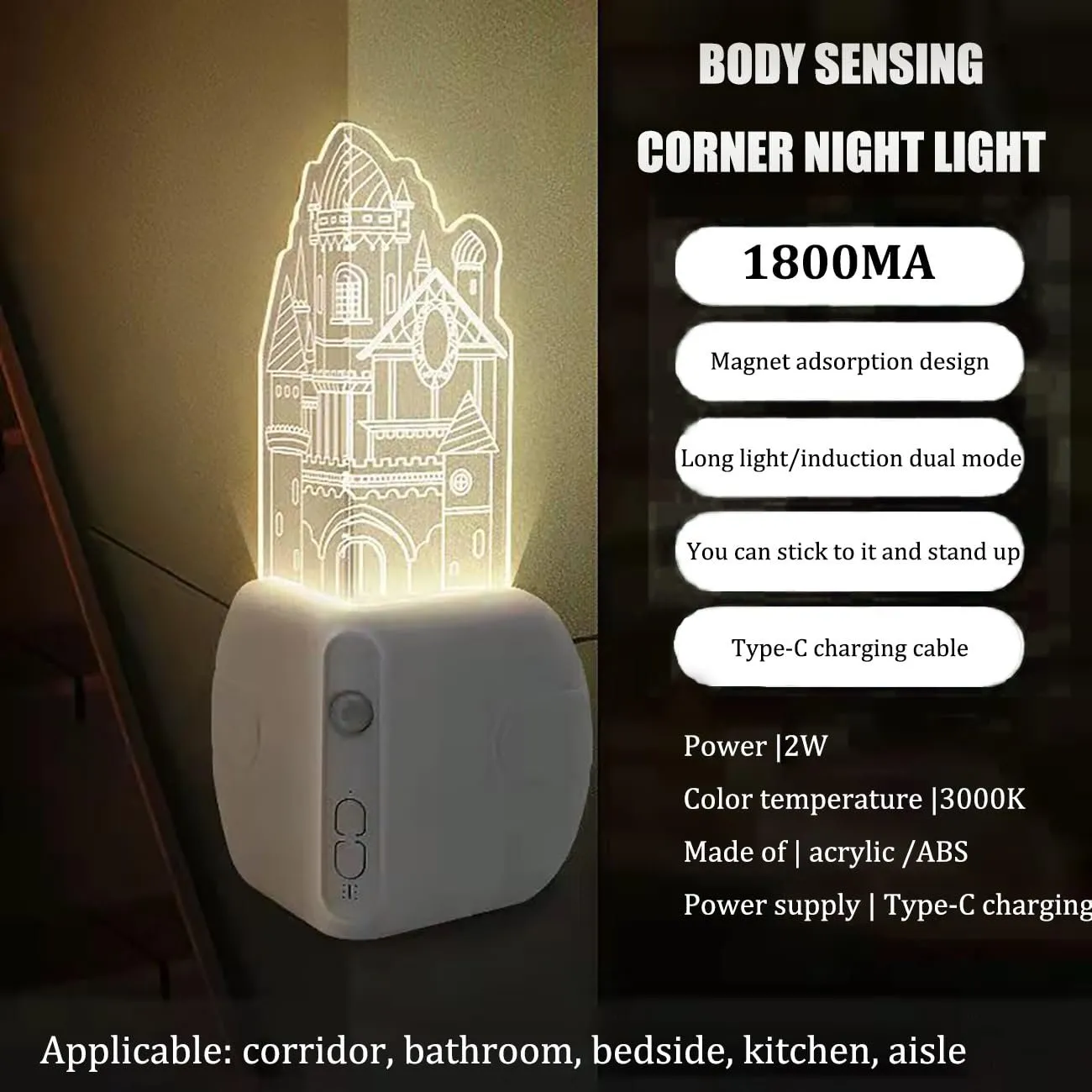 Castle Atmosphere Night Light
