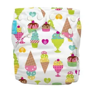 Charlie Banana Diaper 2 Inserts Gelato One Size Hybrid AIO
