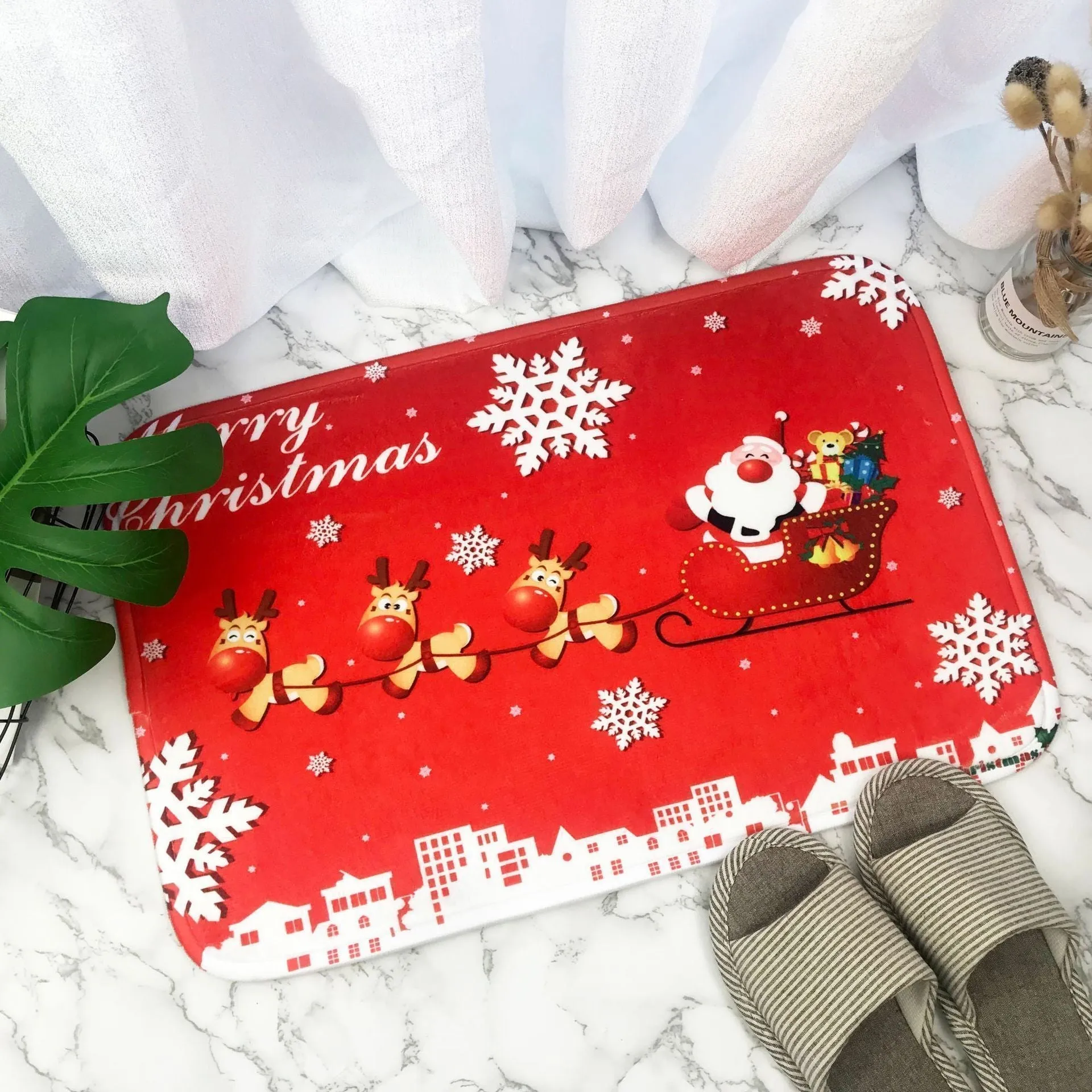 Christmas Decorations Door Mats for Small Size Pattern 07