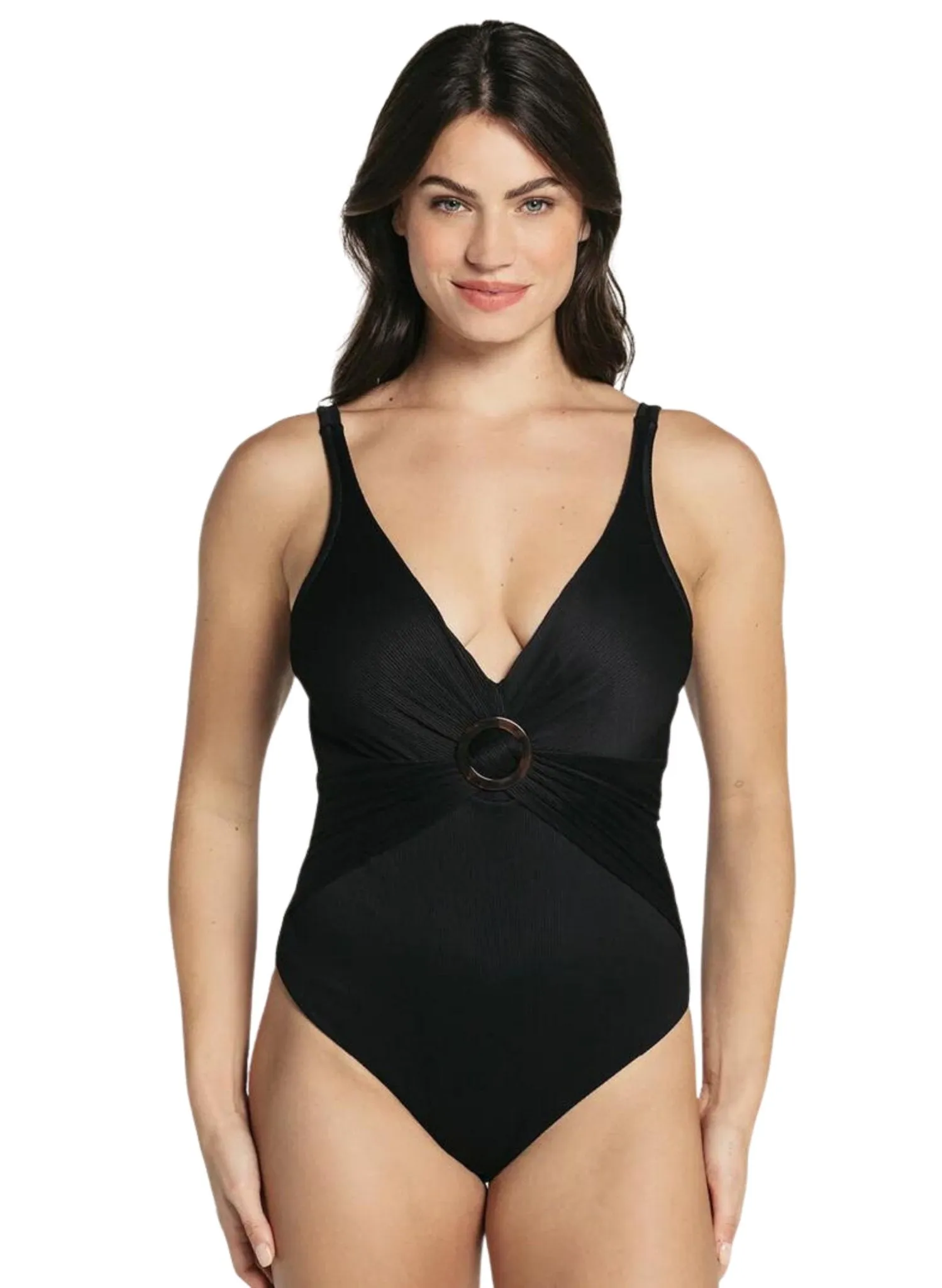 Classic Shaping Swimsuit in Ribbed Fabric