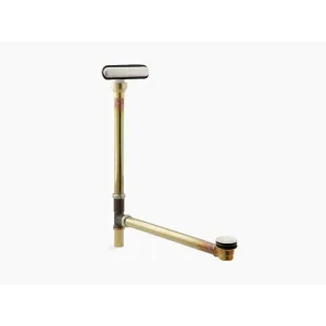 Clearflo Vibrant Brushed Nickel Drain Slotted Overflow (18.25" x 2.25" x 25.63")