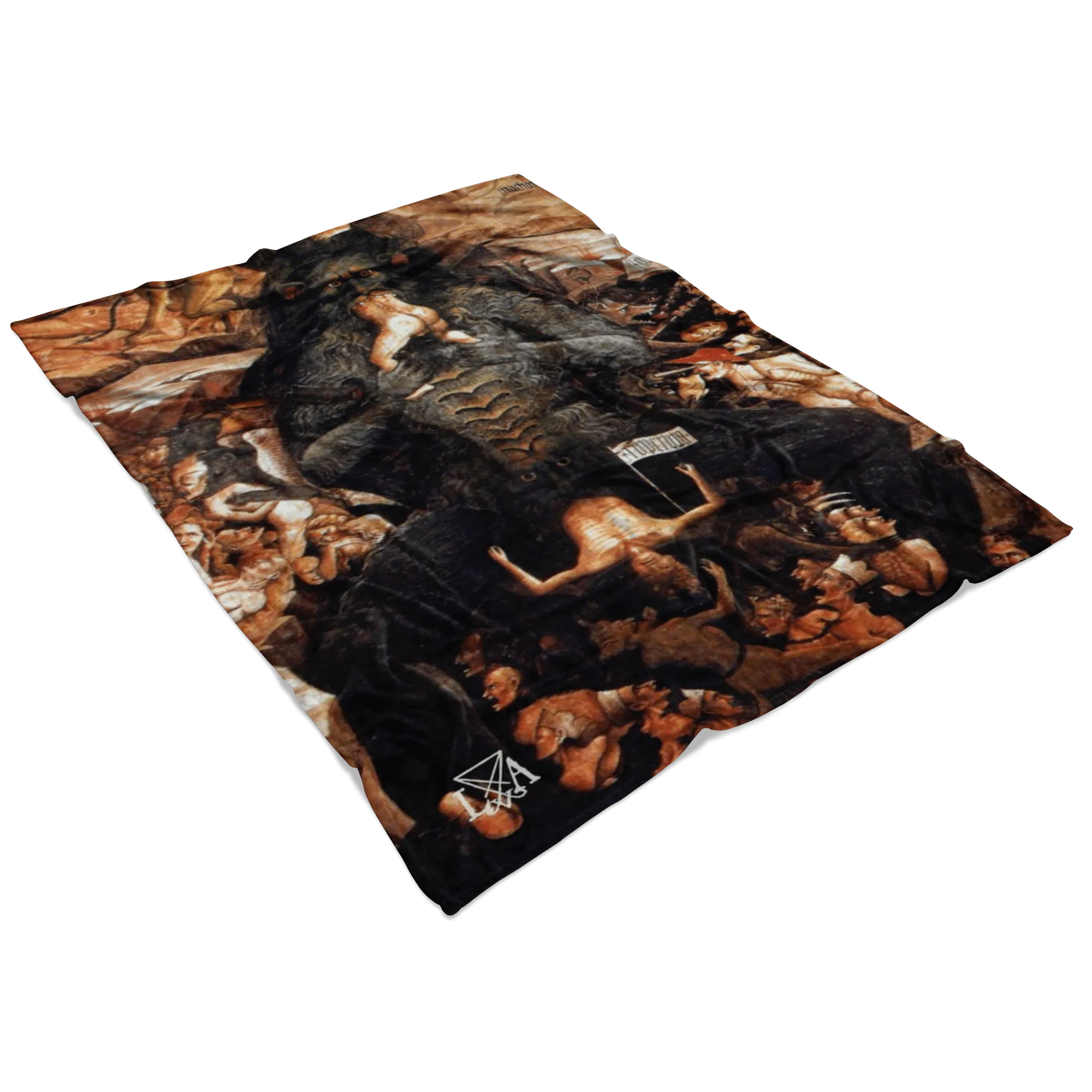 Devil in Hell Dante's Inferno Fleece Blanket