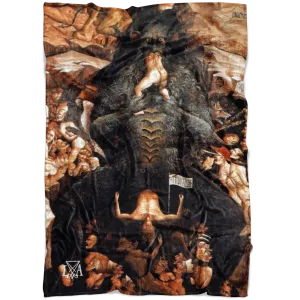 Devil in Hell Dante's Inferno Fleece Blanket