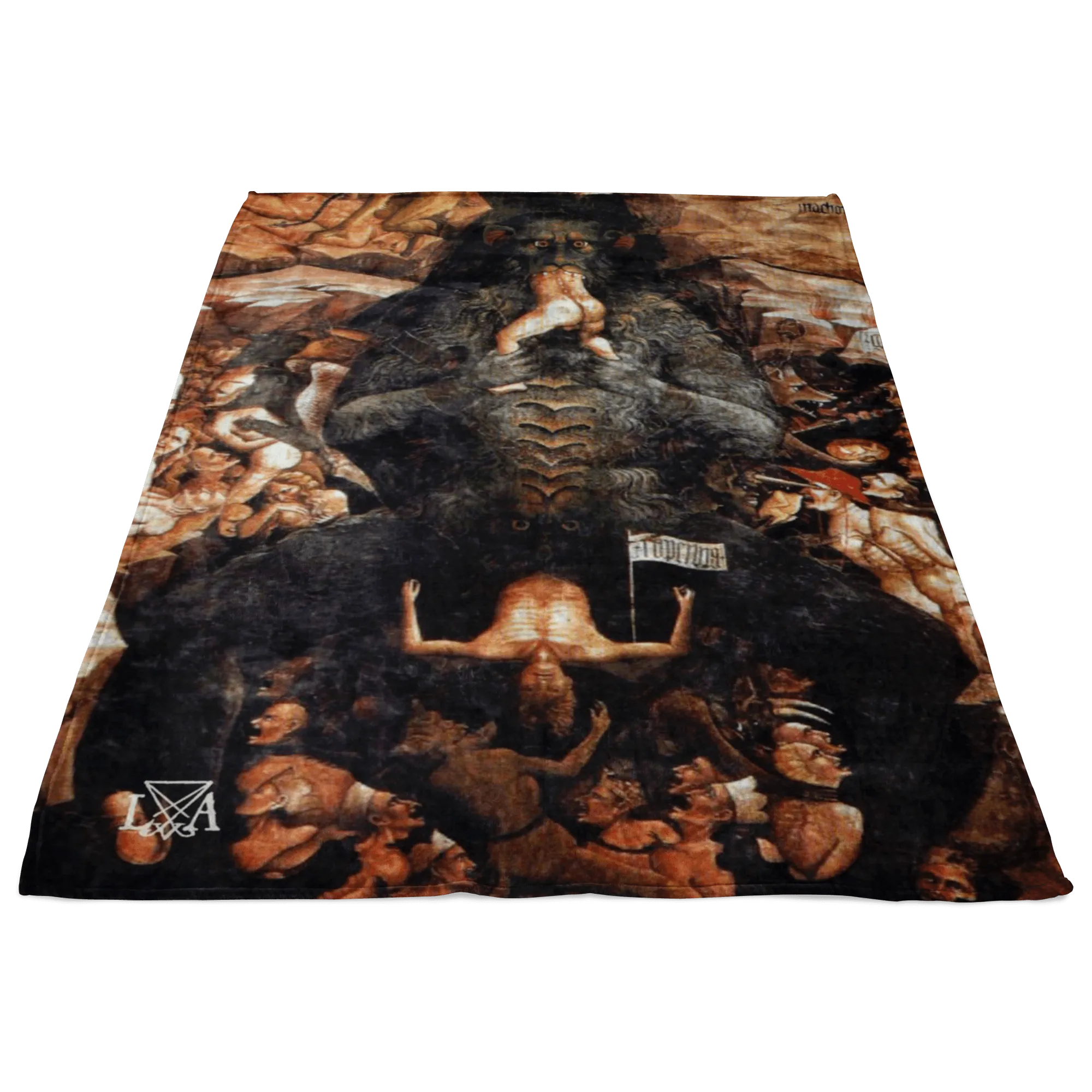 Devil in Hell Dante's Inferno Fleece Blanket