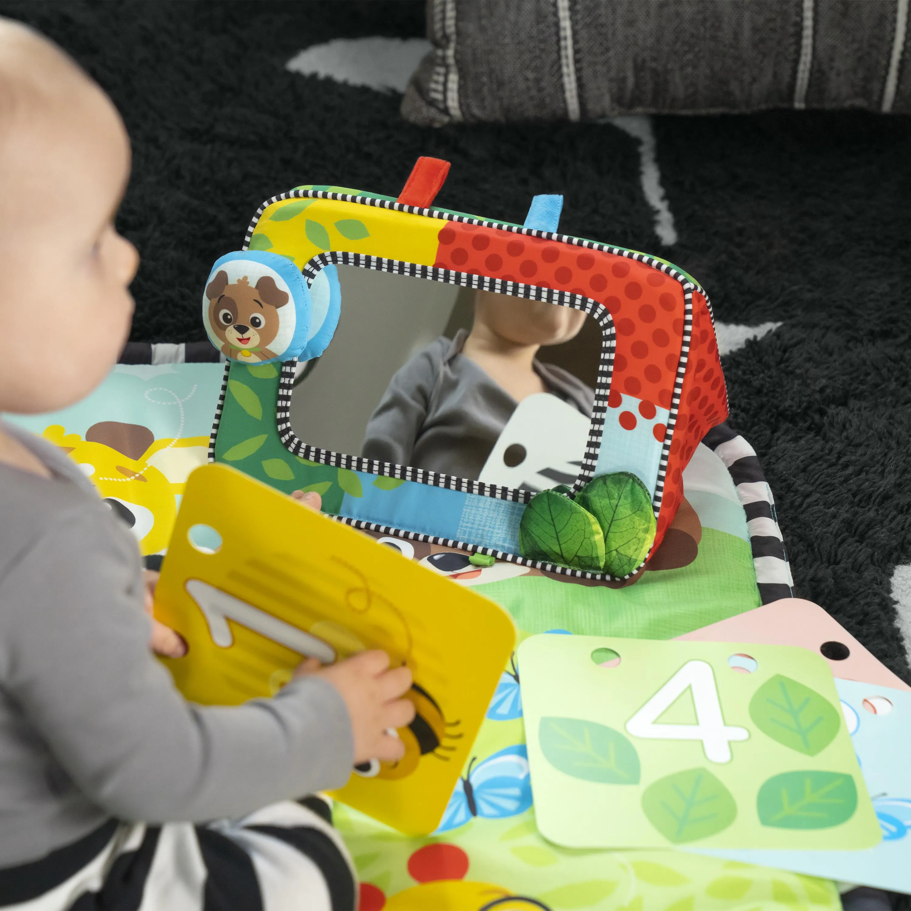 Discovery Garden Tummy Time Mat & Mirror