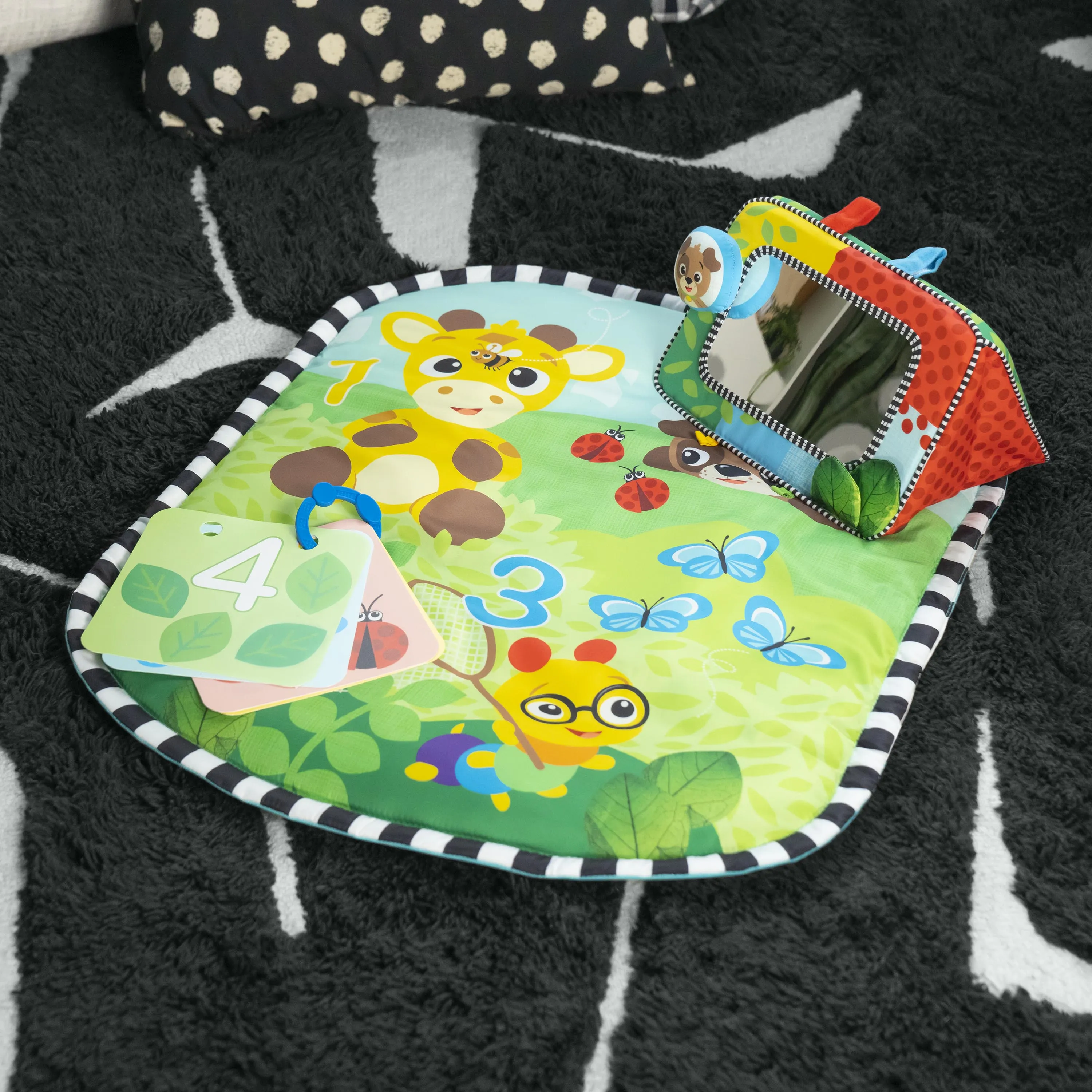 Discovery Garden Tummy Time Mat & Mirror