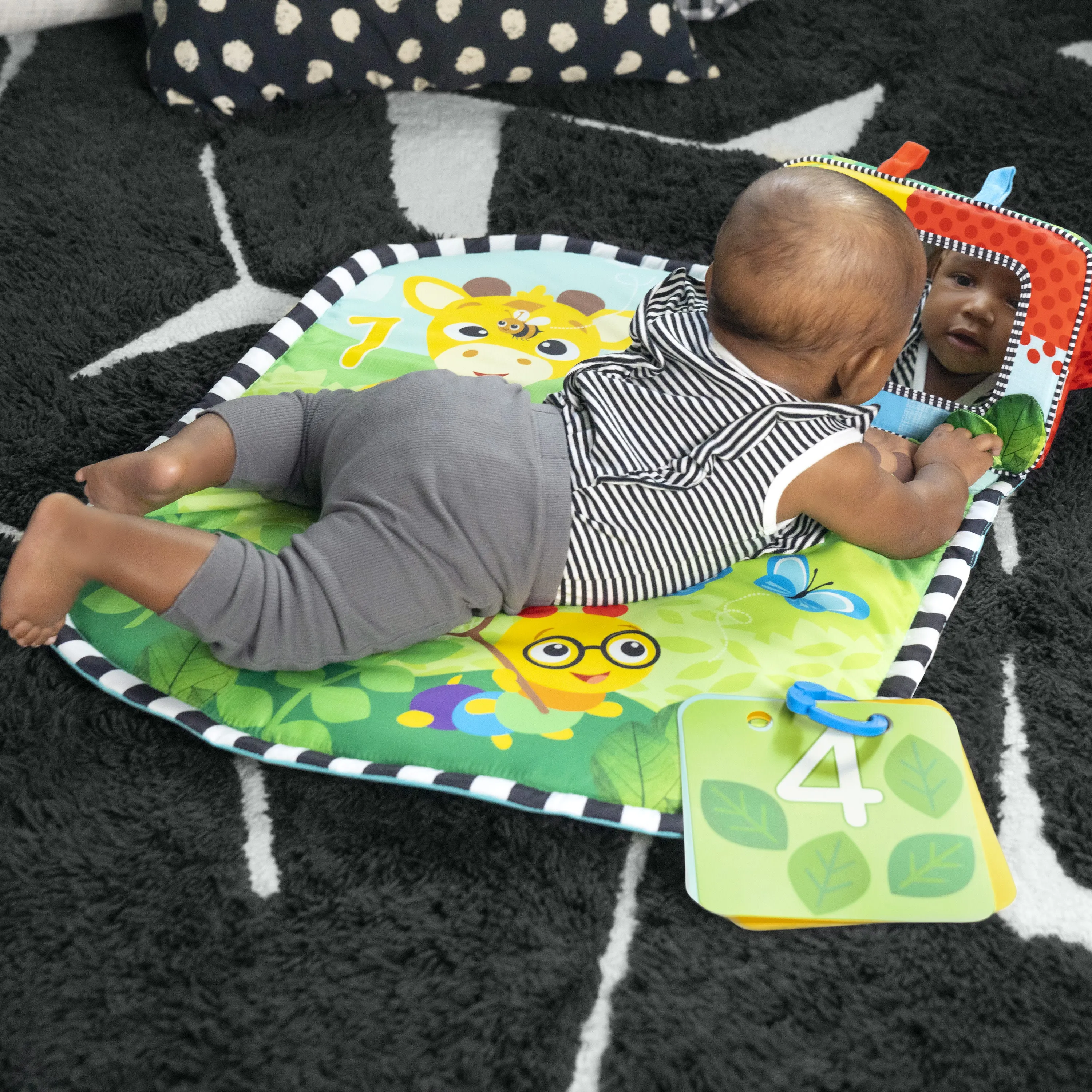 Discovery Garden Tummy Time Mat & Mirror
