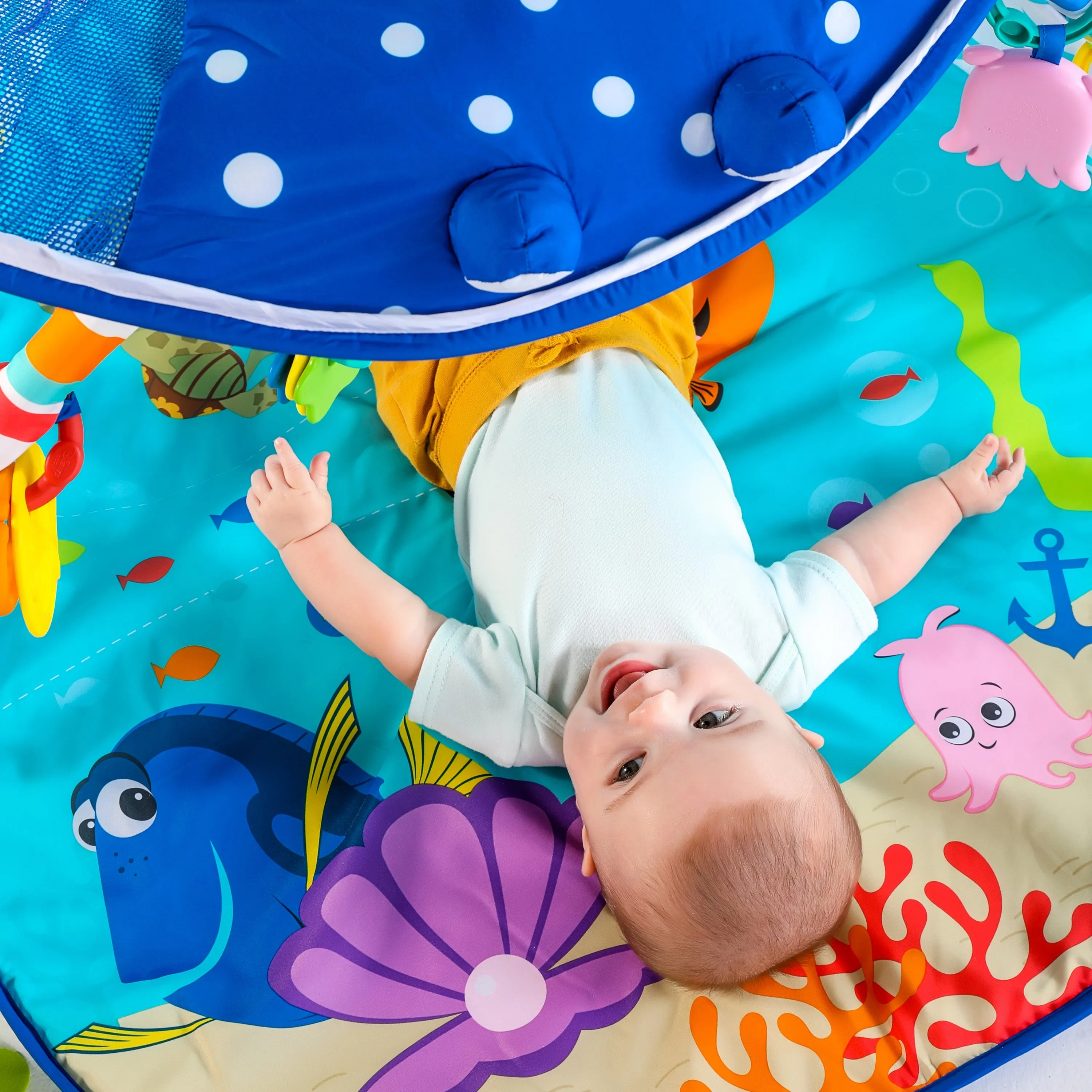 Disney Baby Finding Nemo Mr. Ray Ocean Lights & Music Activity Play Gym