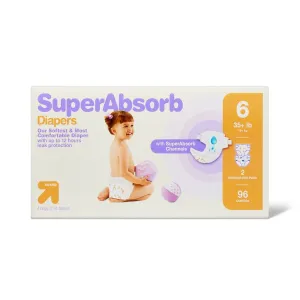 Disposable Diapers Giant Pack - Size 6 - 96ct